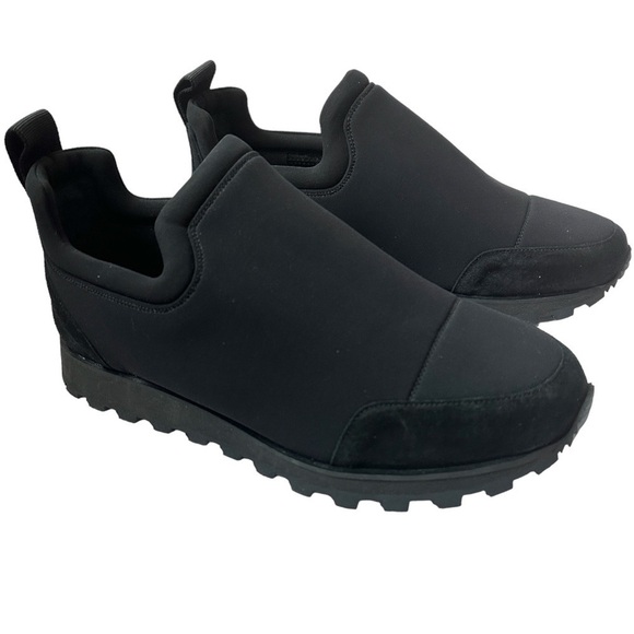 James PERSE New no tag Zuma Black Neoprene & Suede slip-on sneakers mens…​ - Picture 3 of 14